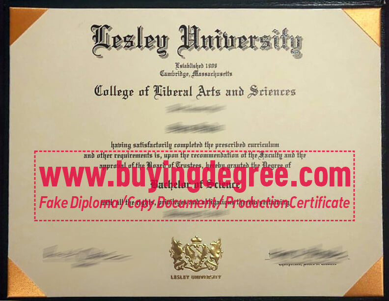 fake Lesley University diploma in USA