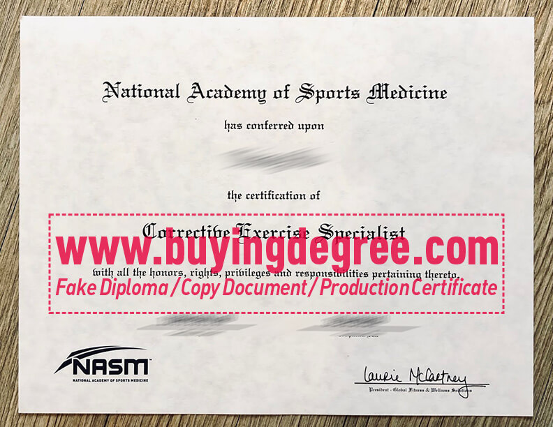 Guide to Buying a Fake NASM Certificate