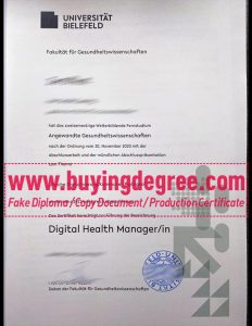 get a fake Bielefeld University diploma?