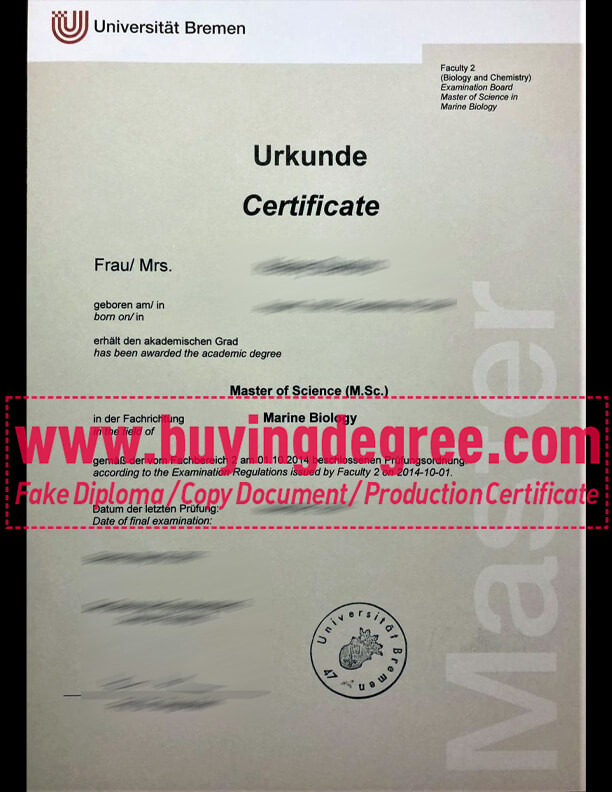 Get a Fake University of Bremen Diploma in Germany Best Way to Get a Fake University of Bremen Diploma in Germany