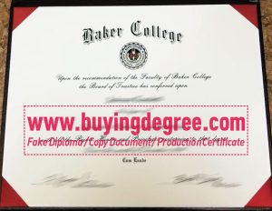 How long does it take to get a fake Baker College diploma?