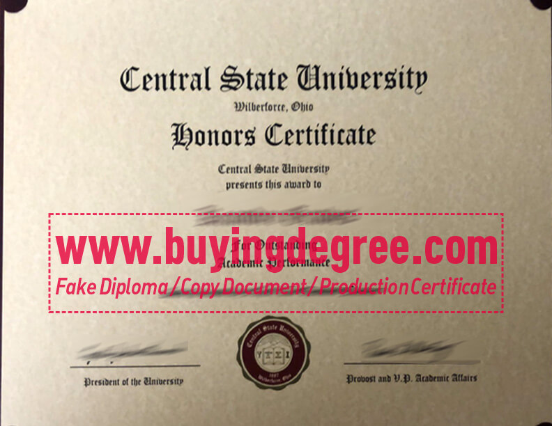 Buy a Central State University fake diploma at cheap prices