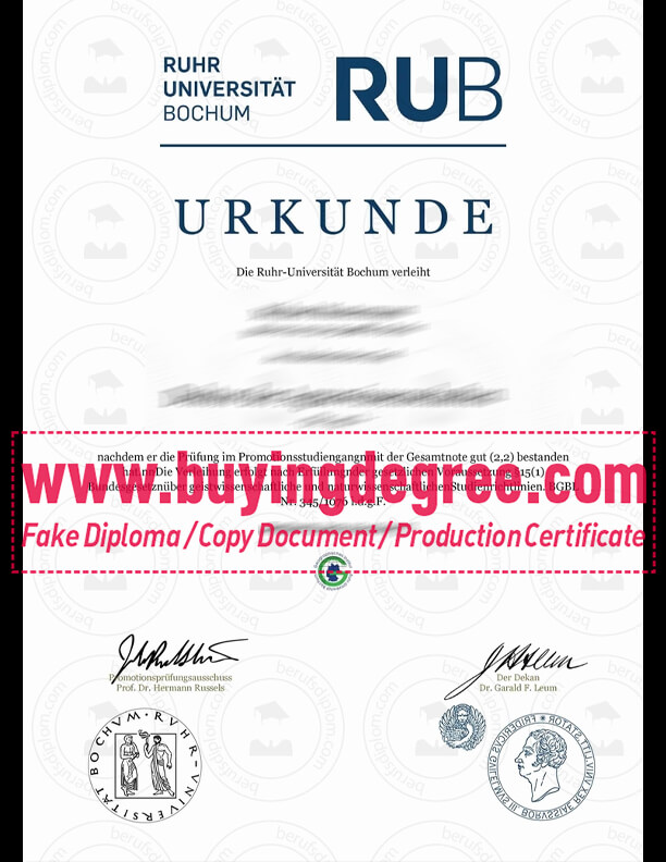 Buy a fake Ruhr-Universität Bochum diploma Buy a fake Ruhr-Universität Bochum diploma for job