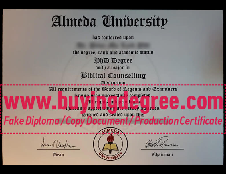 buy an Online Degree from the University of Almeida