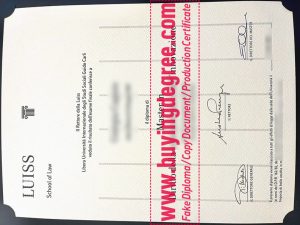 Luiss Guido Carli Fake Diploma