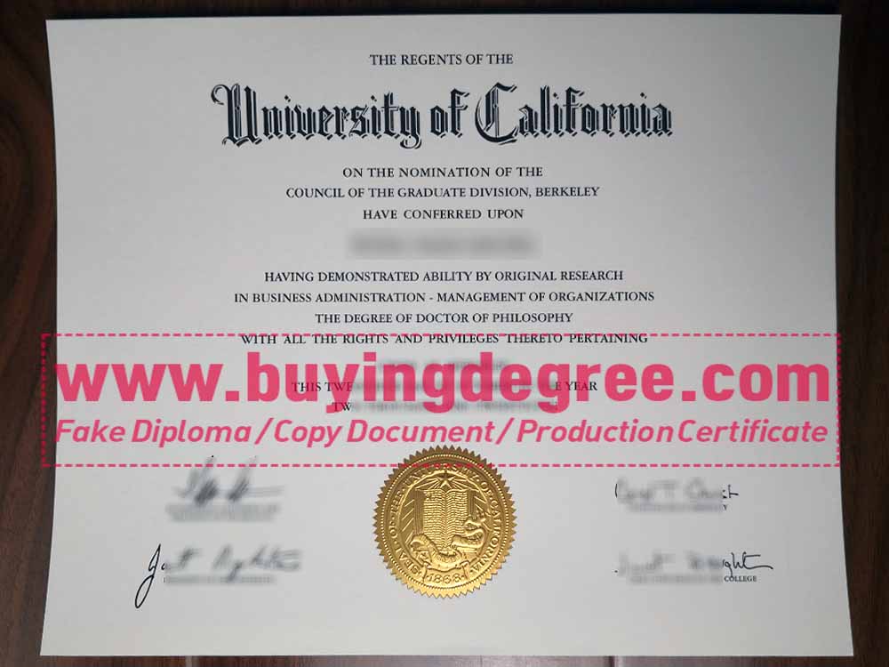 How to order a fake University of California degree?