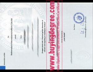 fake University of Cologne diploma