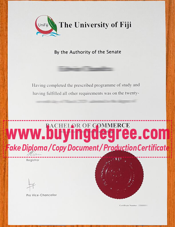 What are the advantages of buying fake University of Fiji diploma?