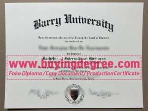 Order a Barry University fake diploma at low price
