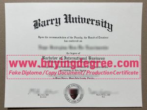 Buy a Barry University fake diploma at low price