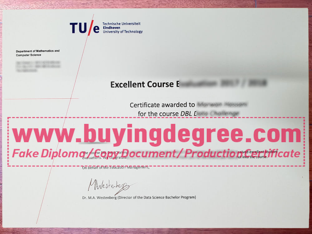 how to buy a fake TU/e degree