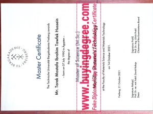 buy a fake TU Bergakademie Freiberg diploma