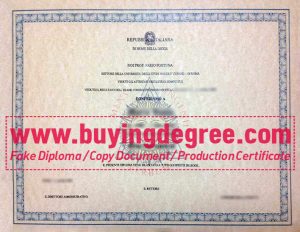 buying a fake UNICUSANO diploma in Italy