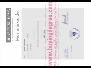 customize a Leipzig University fake diploma