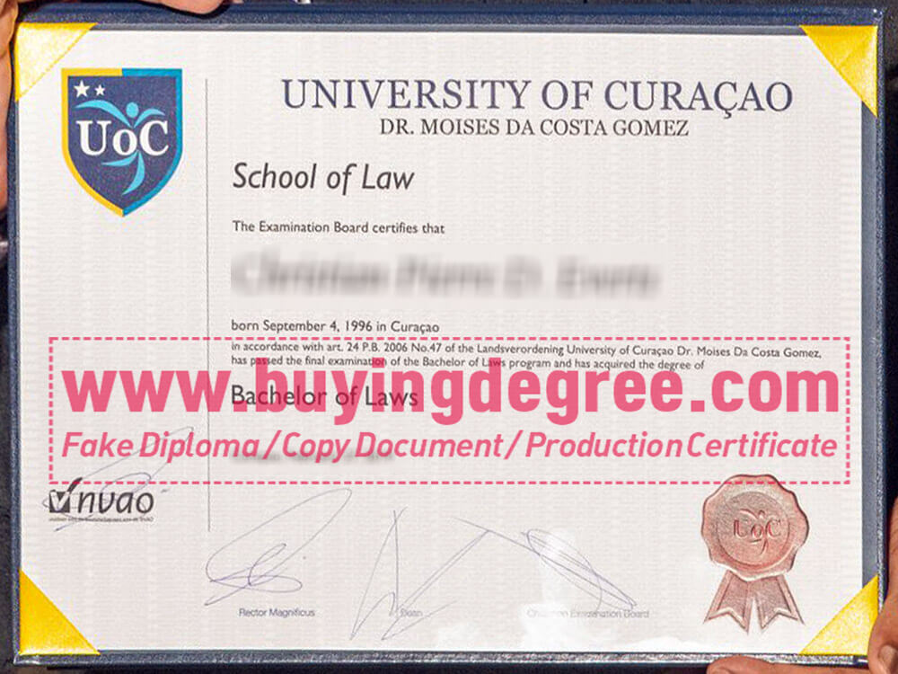 Is it possible to buy a fake University of Curaçao diploma?