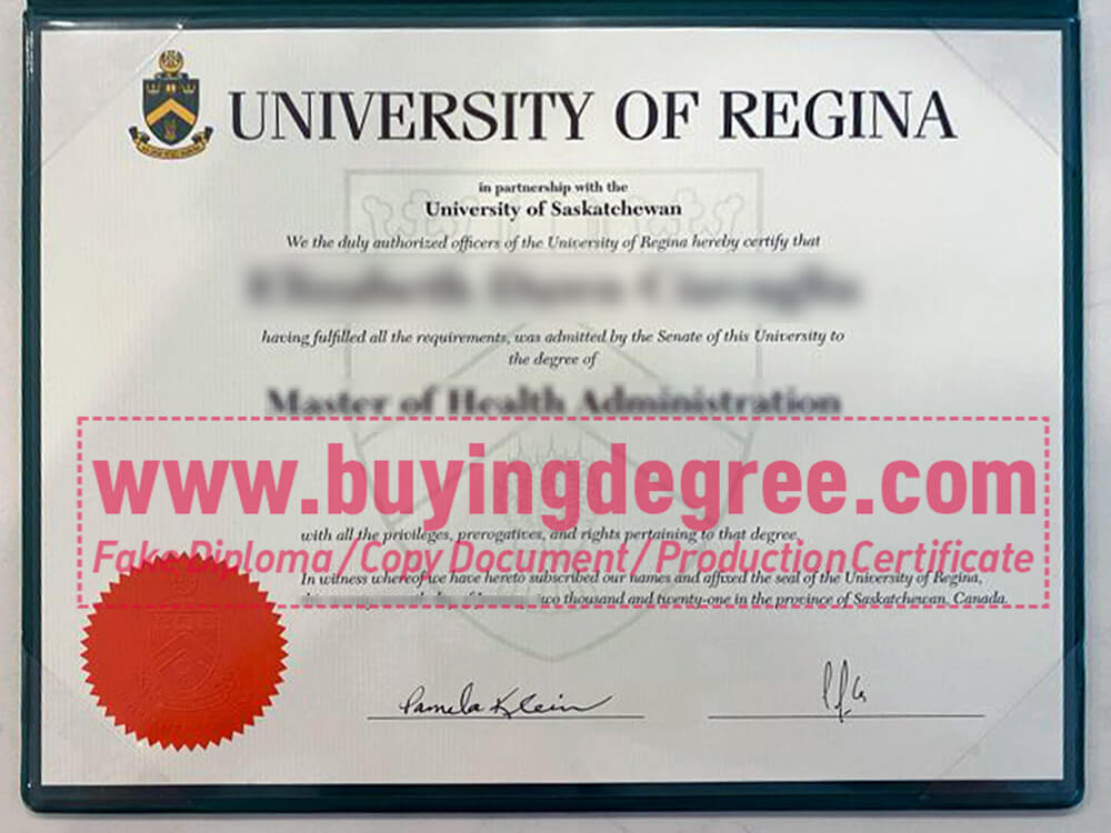 How to order a fake University of Regina diploma?