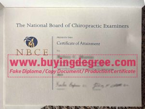 Fake NBCE Certificate