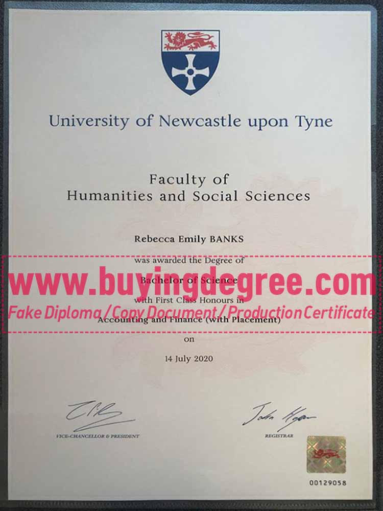How to quickly get a fake Newcastle University diploma in the UK?