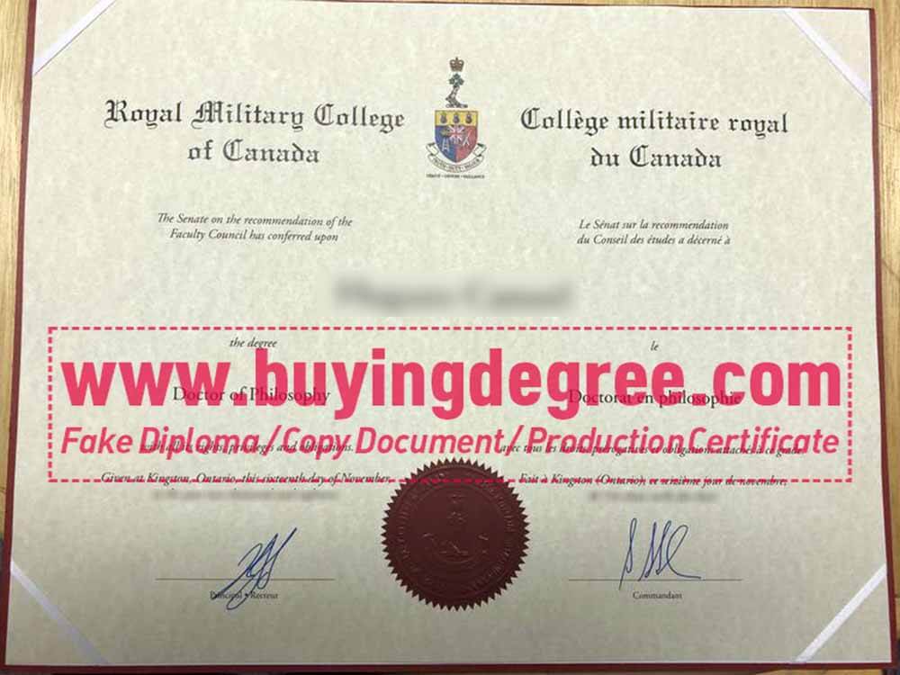How to get a Royal Military College of Canada degree