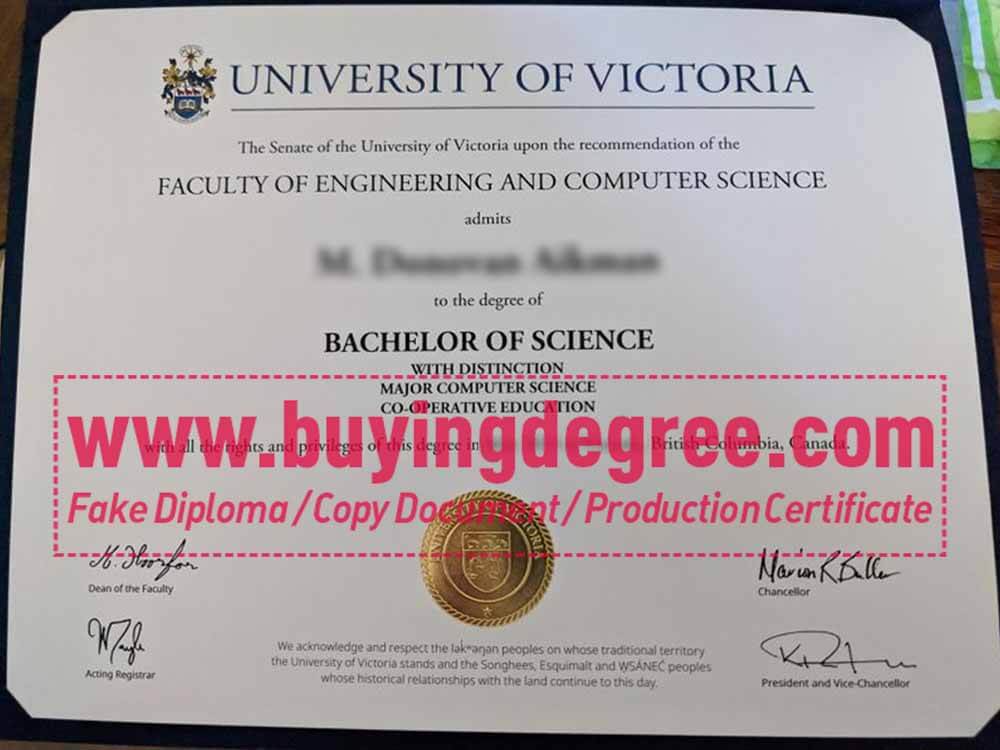 Details you need to buy a fake University of Victoria degree