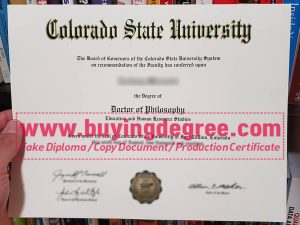 get a high-quality fake Colorado State University diploma