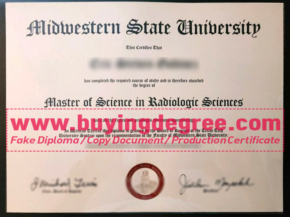 fake Midwestern State University degree in the USA