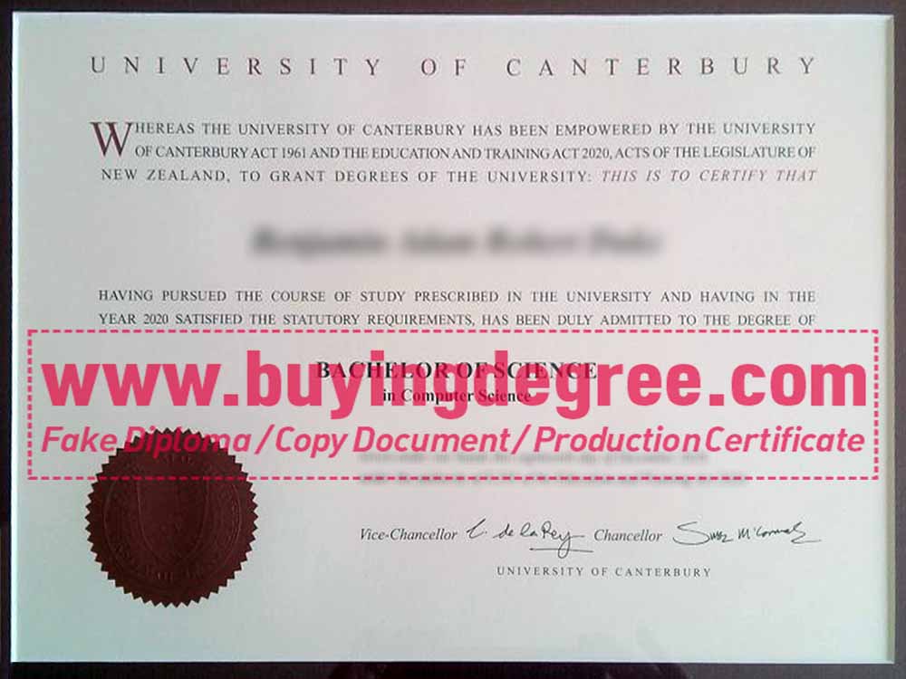 how to get a fake University of Canterbury degree