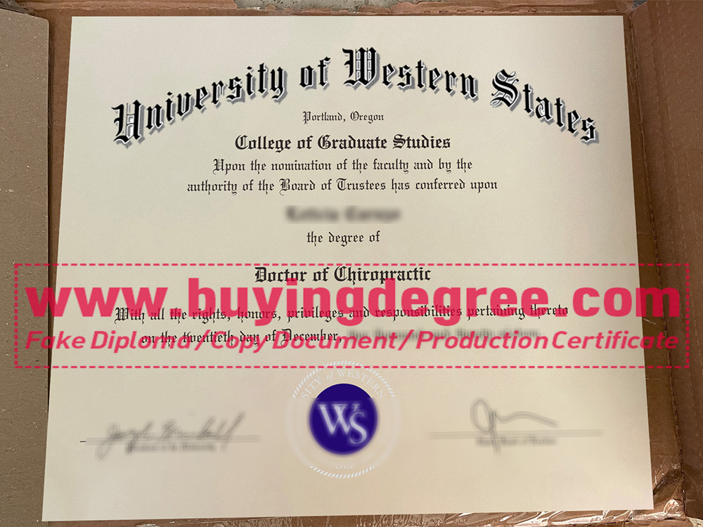 Do you need to get a fake Western State University diploma?