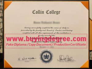 order a fake Collin College diploma