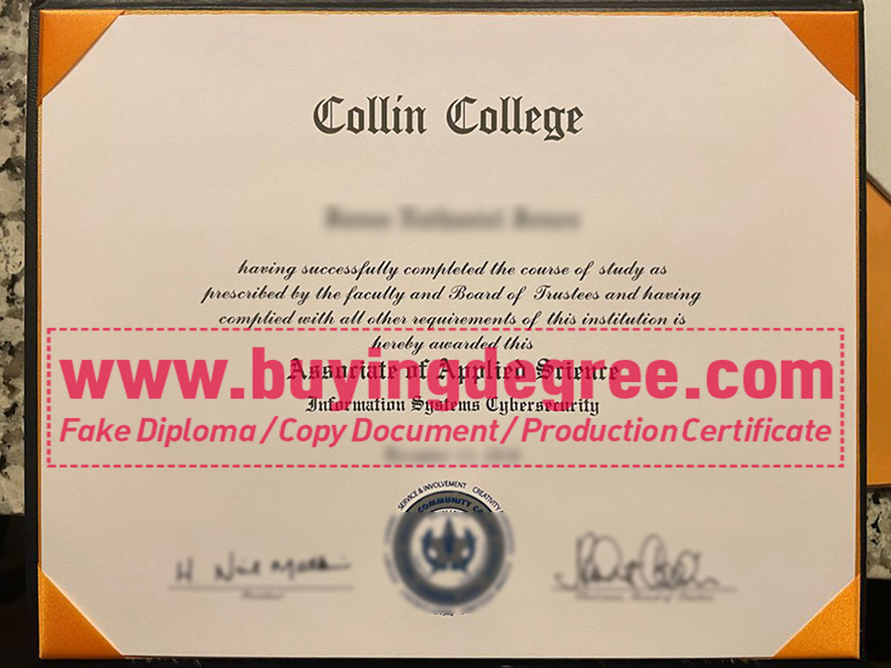 How can I order a fake Collin College diploma at a low price?