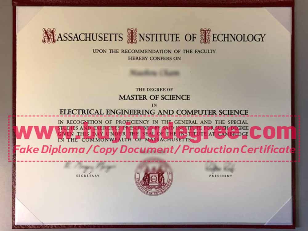 Order a Massachusetts Institute of Technology (MIT) fake diploma