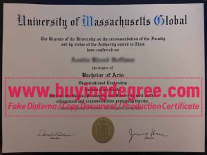 buy a fake University of Massachusetts Global diploma