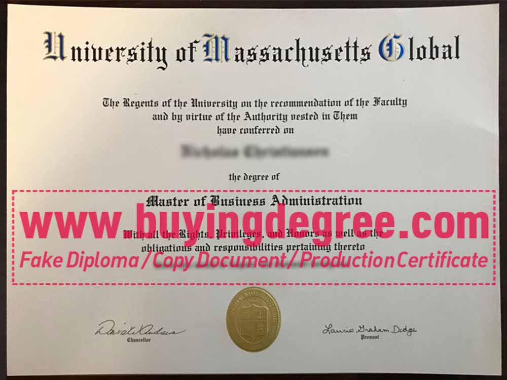 How do I buy a fake UMass Global degree?