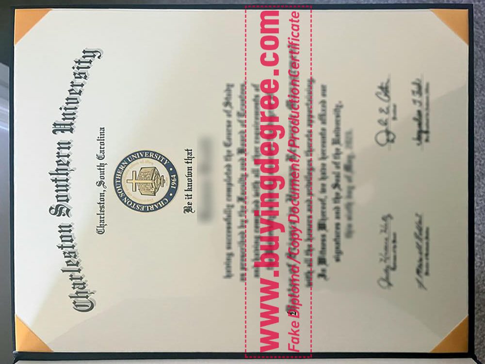 fake Charleston Southern University diploma