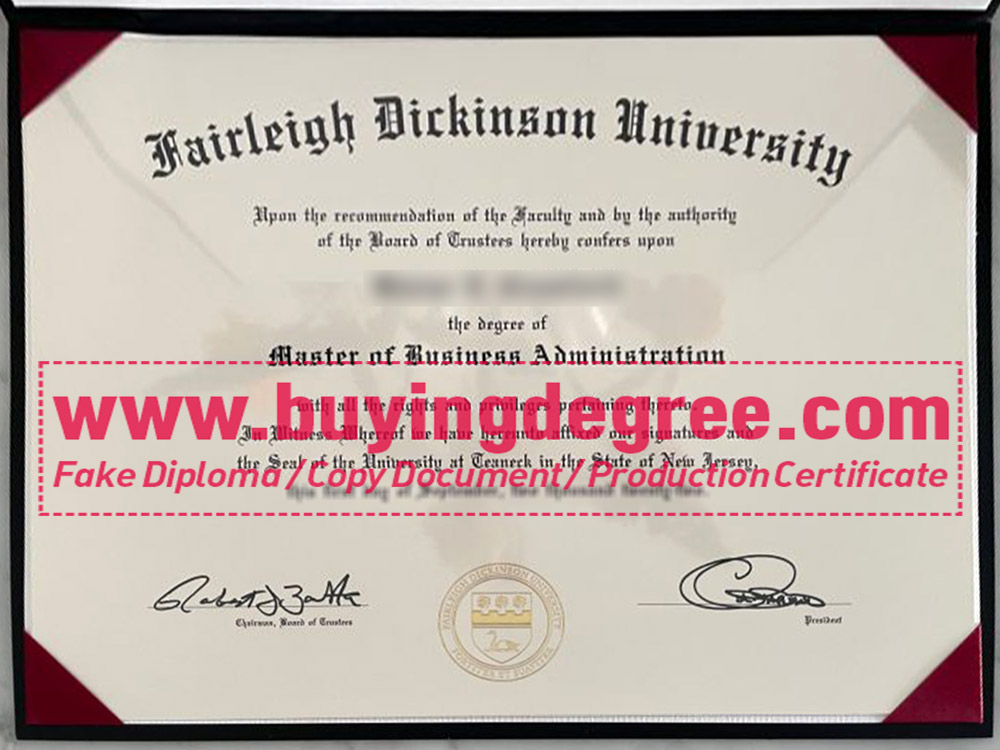How to buy a fake Fairleigh Dickinson University degree