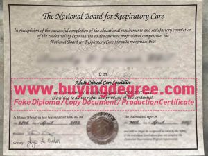get a fake National Board for Respiratory Care certification