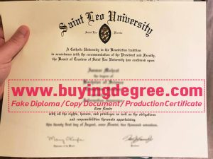 fake Saint Leo University diploma in the USA