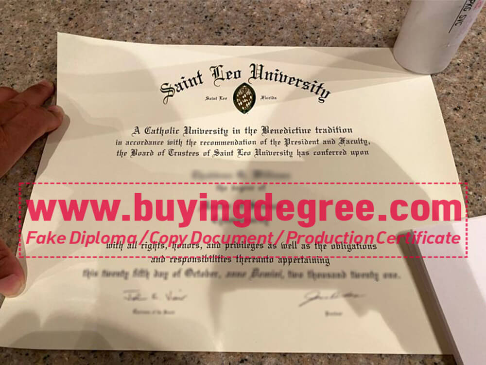 Buy a fake Saint Leo University online