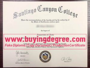 get a fake Santiago Canyon College diploma