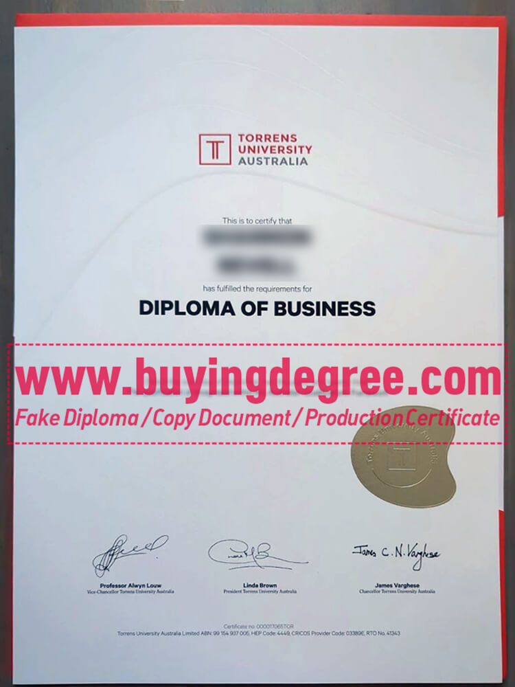 How to Buy a fake Torrens University Australia certificate