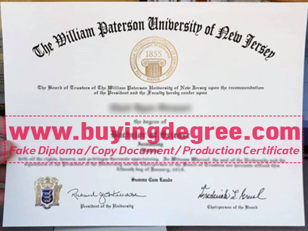 How to buy a fake William Paterson University degree?