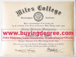 order a fake Miles College diploma at a low price