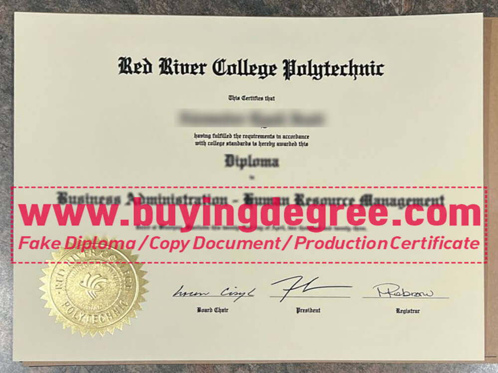 Earn a fake red river college polytechnic diploma in Canada