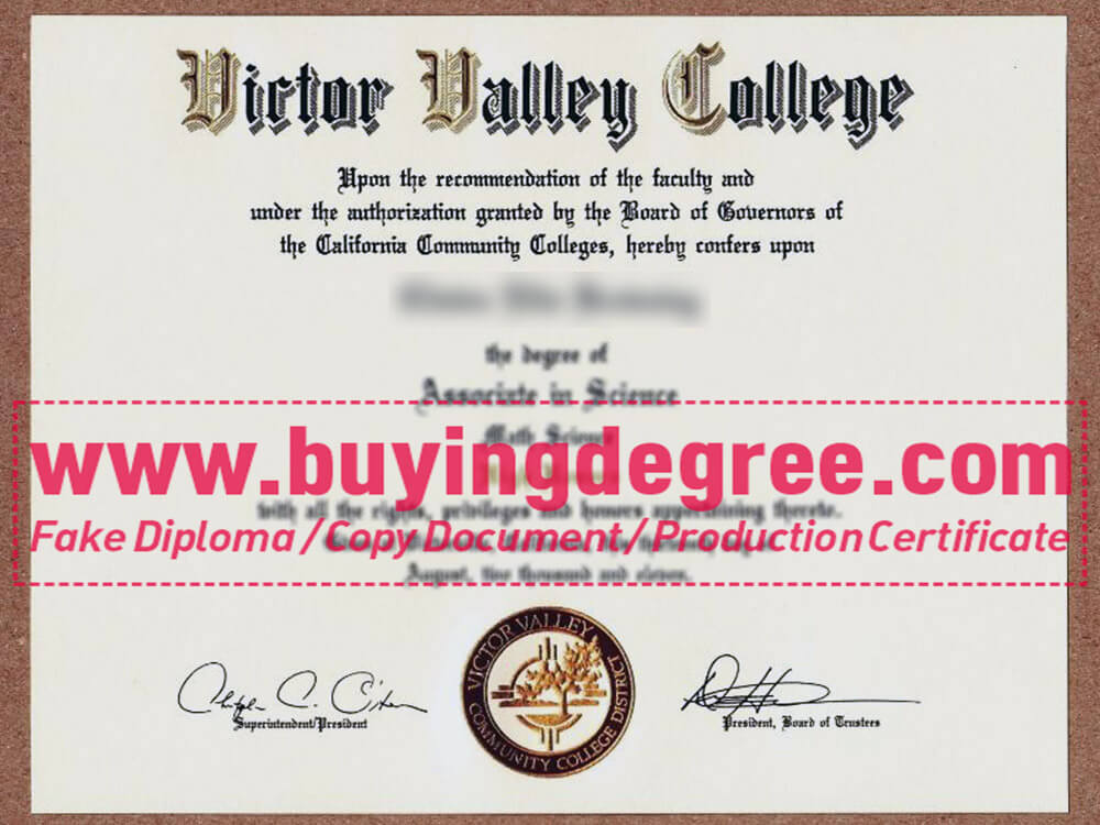 How to get a fake VVC degree certificate