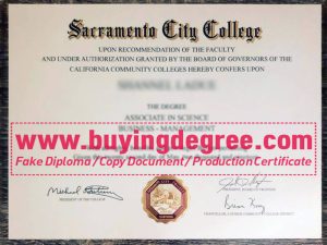 order a fake Sacramento City University diploma
