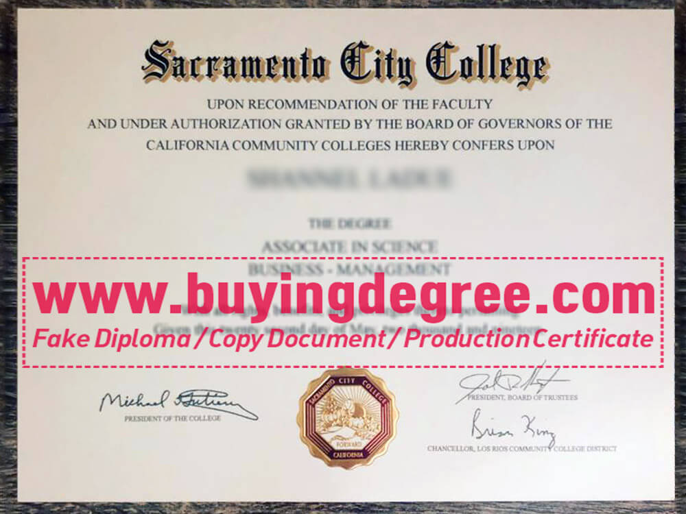 Is it easy to order a fake Sacramento City University diploma?
