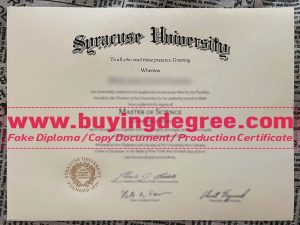 Is it possible to get a realistic fake Syracuse University certificate?