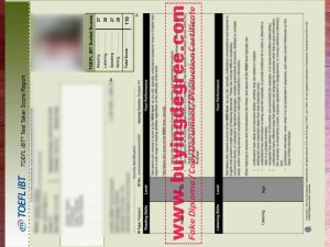 get a fake TOEFL certificate