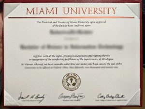 Get a fake Miami University diploma