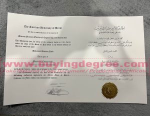 How to get a fake American University of Beirut Diploma?